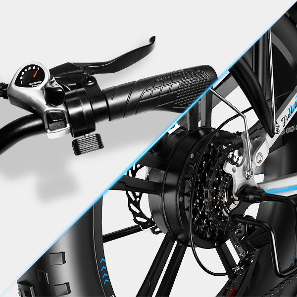 Auloor Foldable Electric 20'x4' Fat Tire
