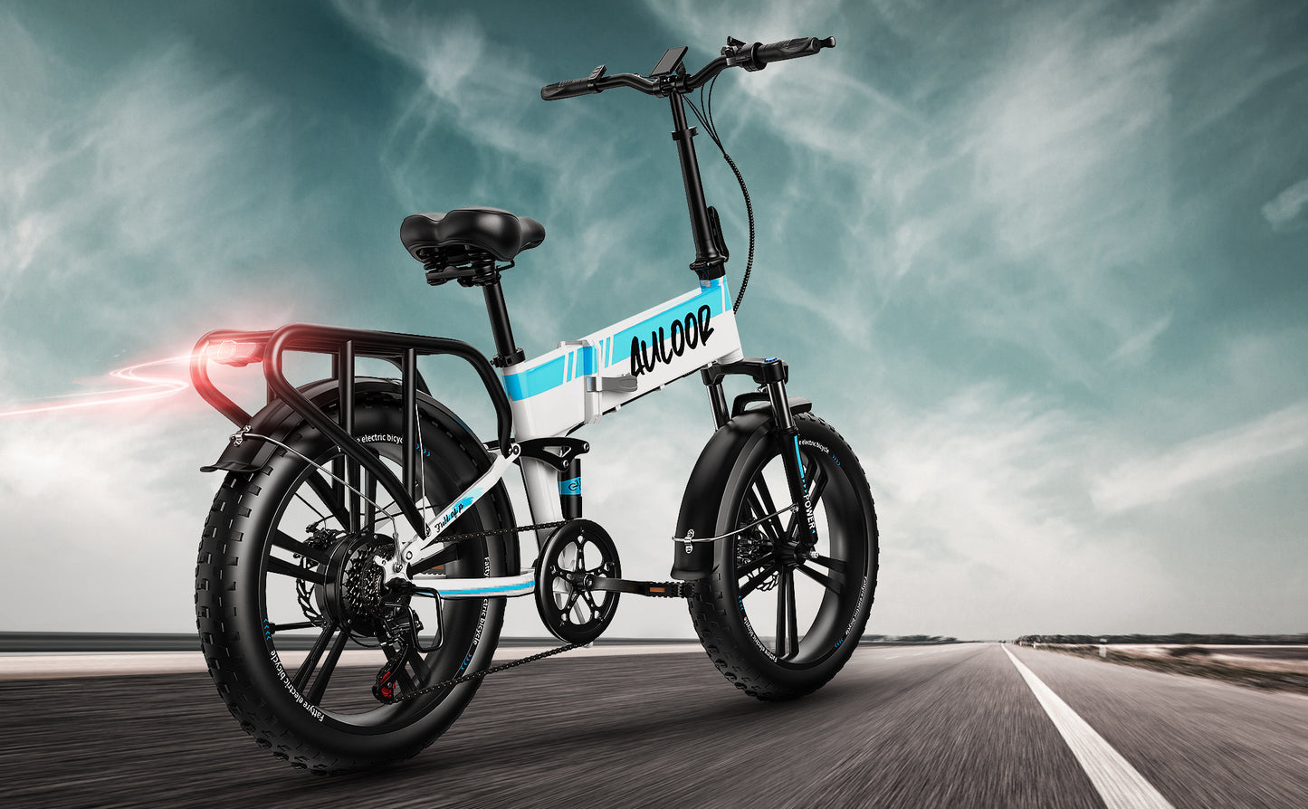 Auloor Foldable Electric 20'x4' Fat Tire