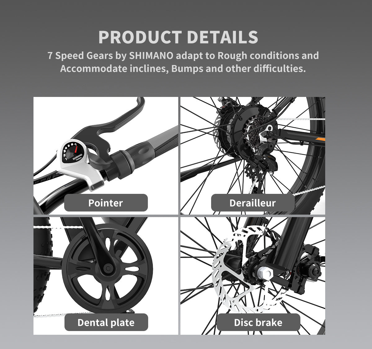 AOSTIRMOTOR 26" - Fat Tire