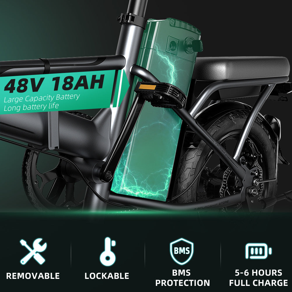 ZHENGBU 14" D3 Commuter Electric Bike
