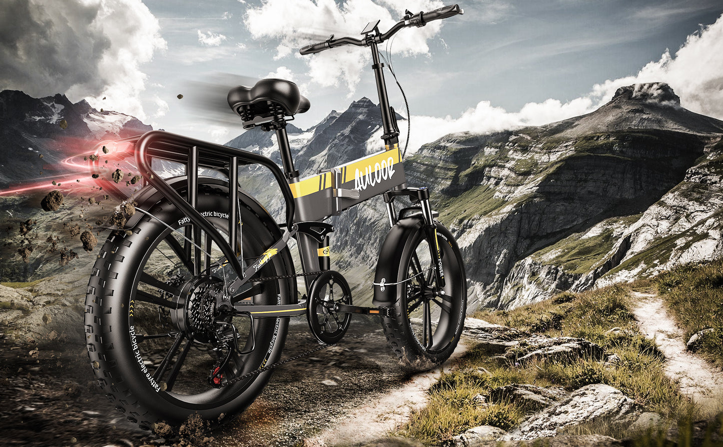 Auloor Foldable Electric 20'x4' Fat Tire