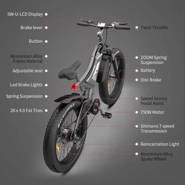 Hot Shot 26" Fat Tire